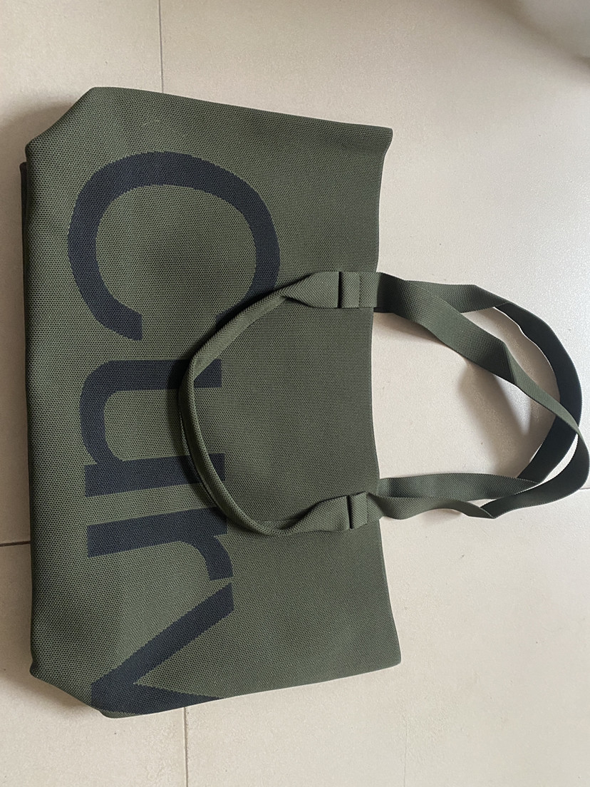New Model Simple Large Capacity Shoulder-Back Casual Travel Handbag for Ladies - Ladies' Style Curved Letter Canvas Travel Bag 60X55cm