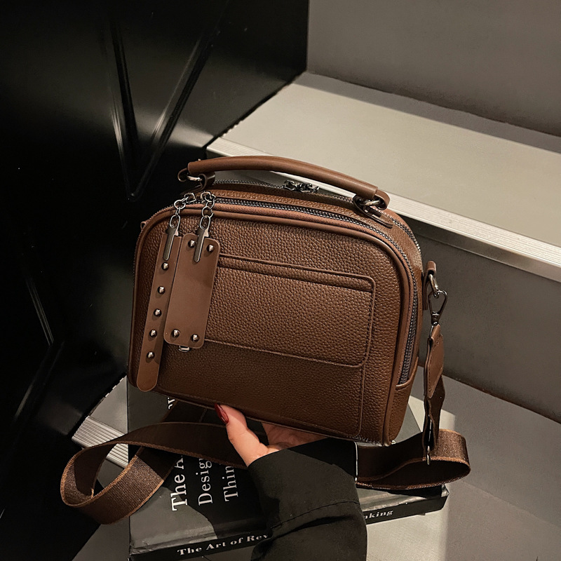 Designer Luxury Bag 2026 Spring New Fashion Mini Square Bag Women Stylish Shoulder Crossbody Bag High Texture Casual Daily Handbag