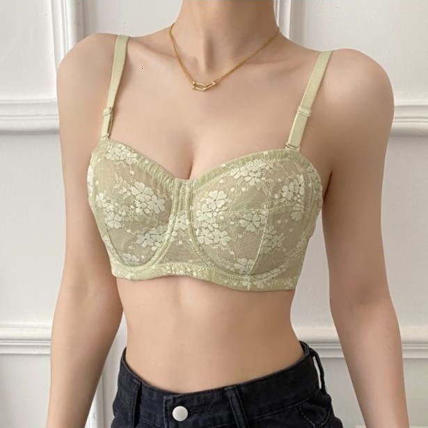 Strapless Bra for Women Plus Size Large Bust Minimizer Breathable Anti-Slip Side Breast Collection Push-Up Bra Slimming260408