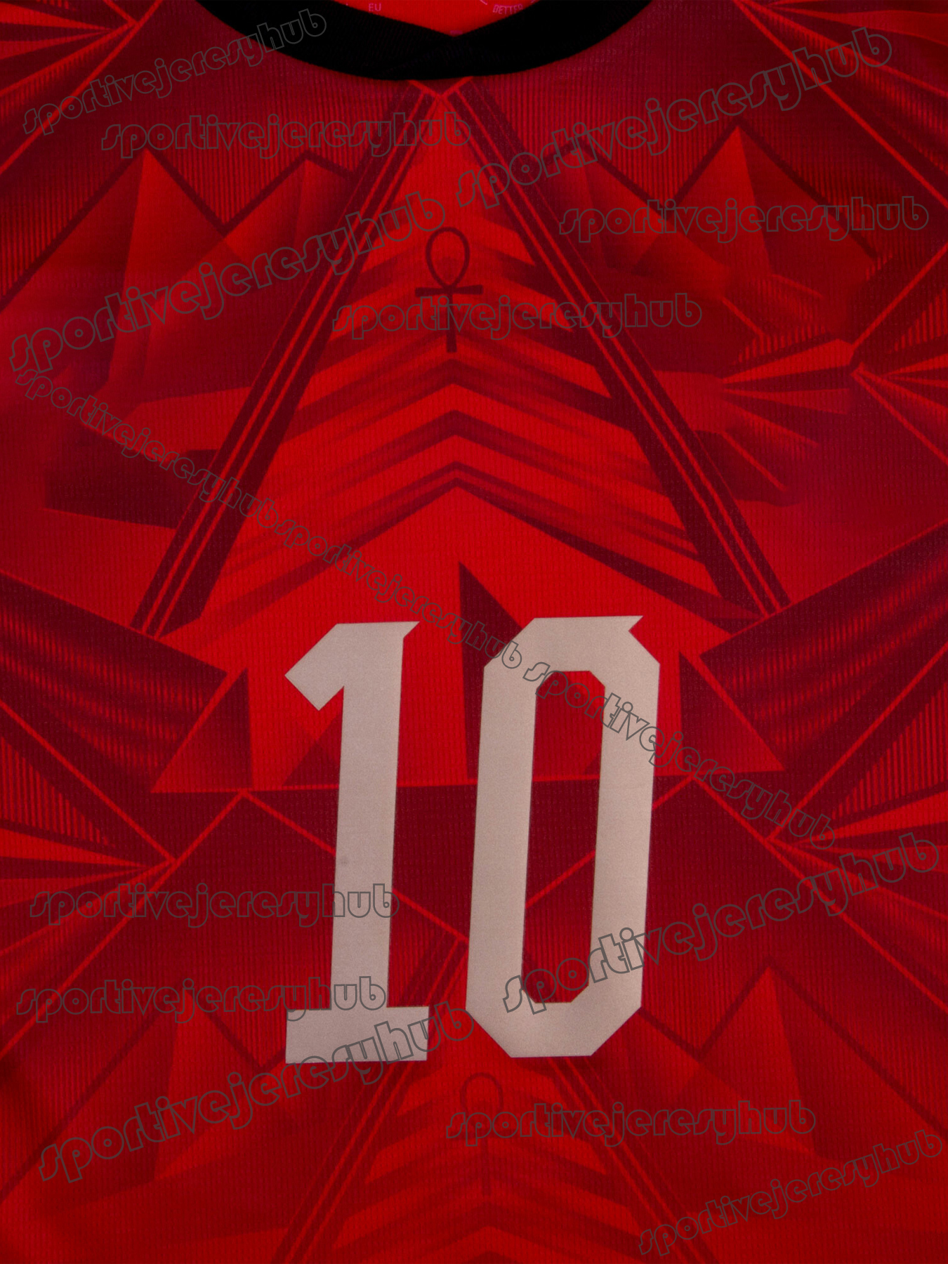 10 Mohamed Salah Egypt Home Shirt 2026 Soccer Jeresys Marmoush Adel Abdelkarim Trezeguet Ashour Hassan Attia Abdelmonem Abdelmaguid Hany Fatouh Custom