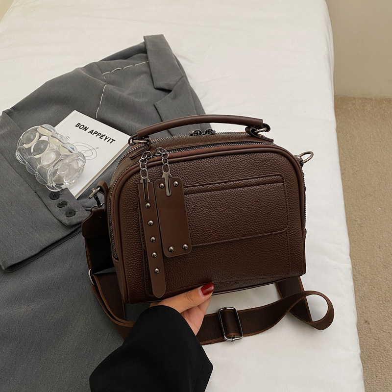 Designer Luxury Bag 2026 Spring New Fashion Mini Square Bag Women Stylish Shoulder Crossbody Bag High Texture Casual Daily Handbag