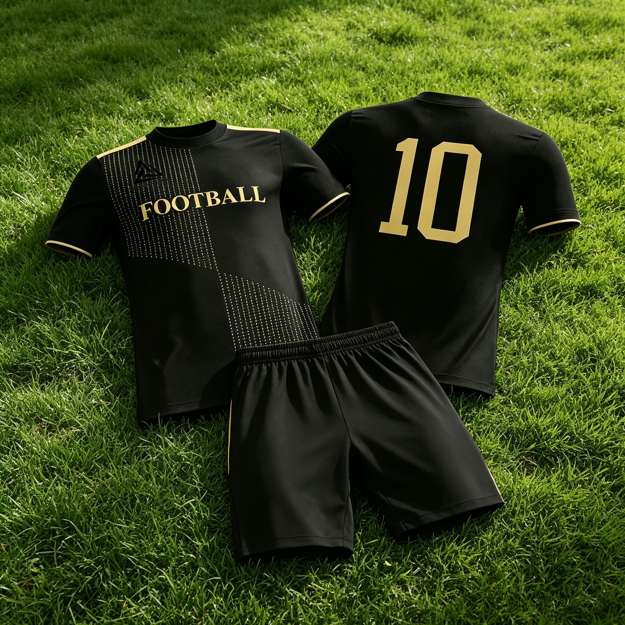 Custom Soccer Jersey Set Men Two-Tone Split Football Uniform with Shorts, Breathable Quick Dry Fabric, Customizable Name Number & Logo for Training Ma - view 3