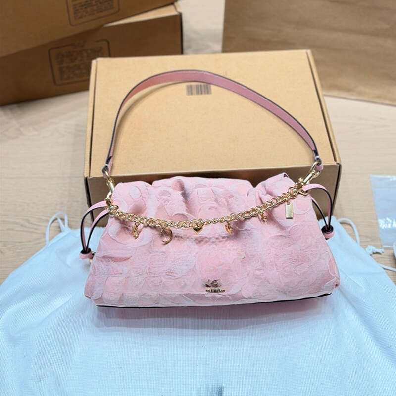 Coach Faye Cloud Bag Luxury Bags Women Designer Coachbaggs Denim Blue Underarm Shoulder And Crossbody Drawstring Bucket Commuter Dumpling Tote