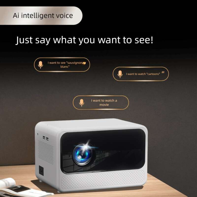 Chigo Ultra High Definition Smart Projector Portable Wireless Projection Large Screen Home Theater Bedroom Cinema Entertainment CKS