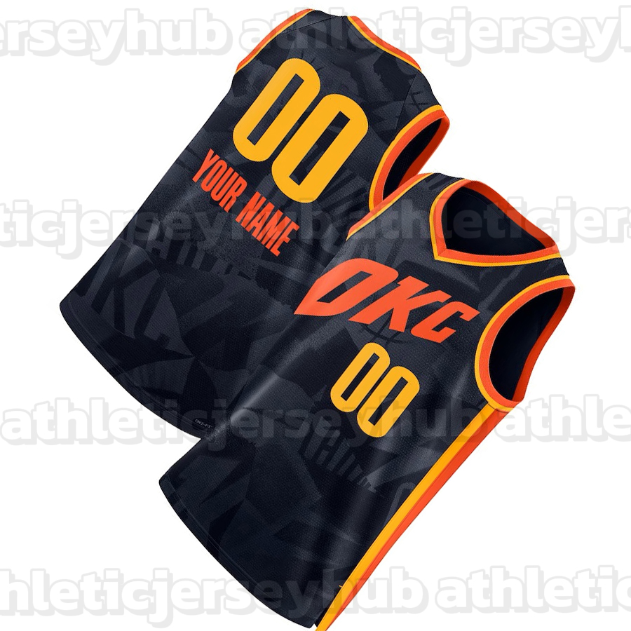 2 Shai Gilgeous-Alexander 2026 City Basketball Jersey Chet Holmgren Caruso Luguentz Dort Luguentz Dort Jared McCain Jalen Williams