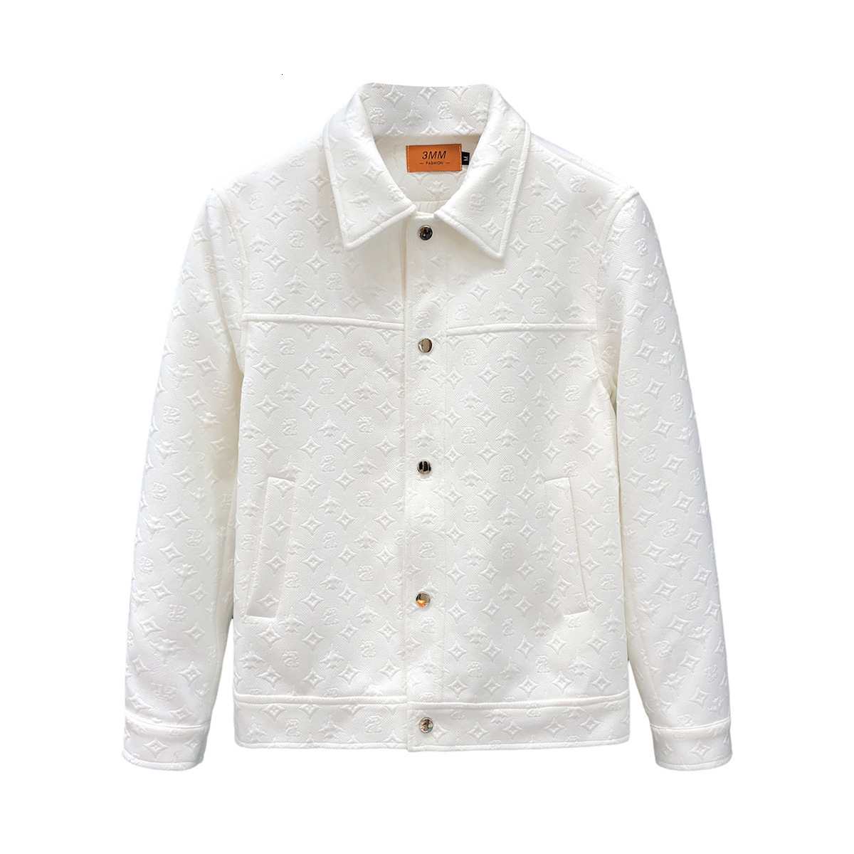 Jacket Men Mens Coat Mens Jackets Designer Men's Embossed Monogram Jacket 2026 New Slim Fit Spring Autumn Casual Coat
