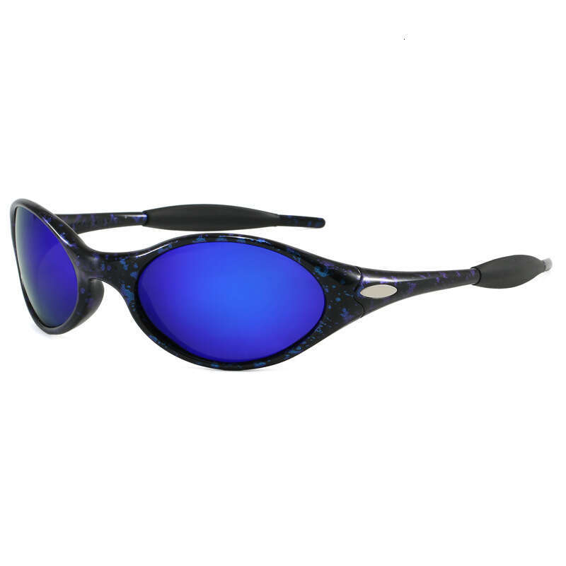 Polarized For Men And Women TR Retro Oval Round Frame Outdoor Cycling Driving Sunglasses - view 3