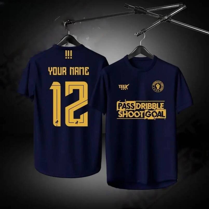 Elevate your street style this fashionable football shirt. Lightweight, breathable, short-sleeved, unisex. Suitable for men, women teenagers. Easily u