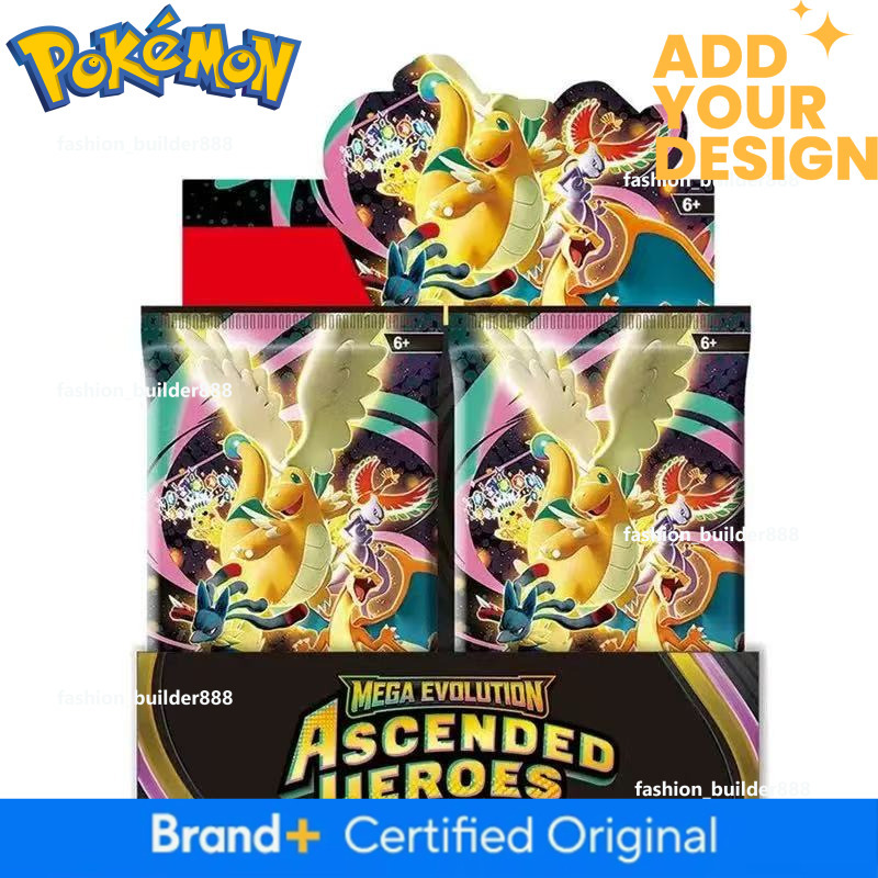Pokemon booster cards Blind Cards MEGA Ascended Heros/Perfect Order 360pcs/1box News Hot