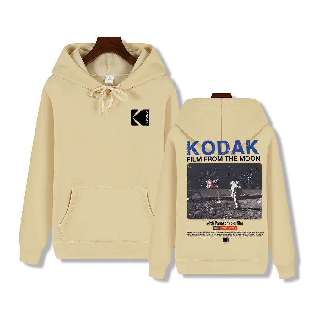 Kodak 2026 New Retro Pattern Y2K Print Men's Hoodie Autumn/Winter Trendy Casual Comfortable Loose Sports Sweatshirt - view 5