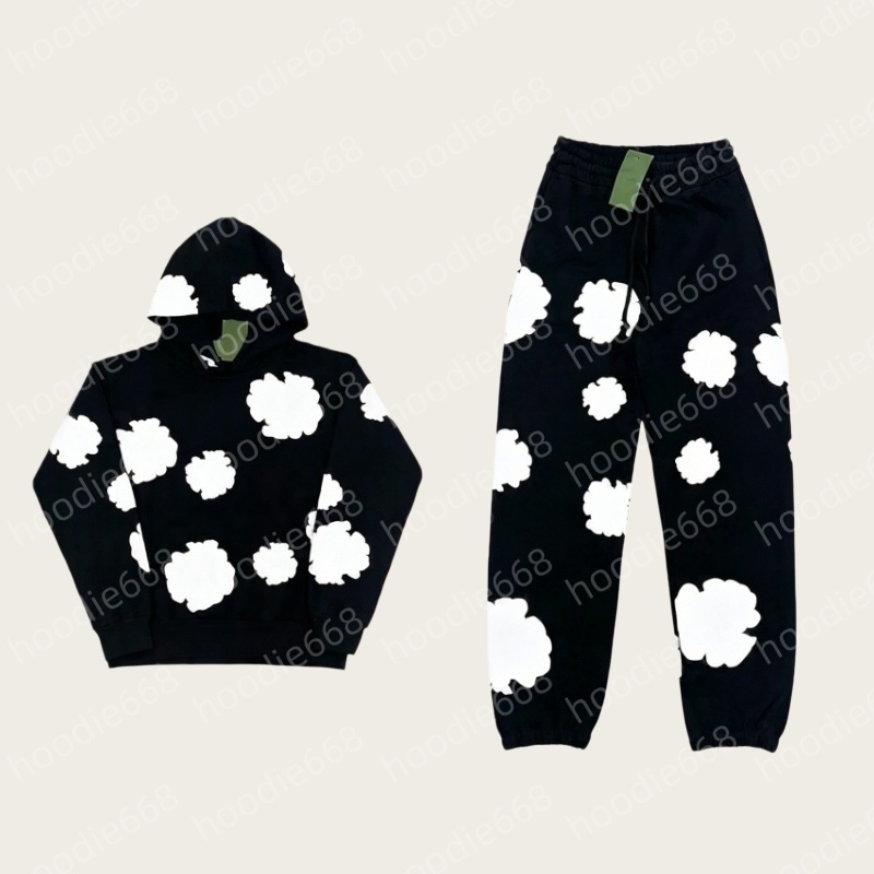 Mens tracksuit designer hoddie pullover daily outfit print hip hop cotton blend print regular quality fashion athleisure designer den shorts sweatsuit hoodies