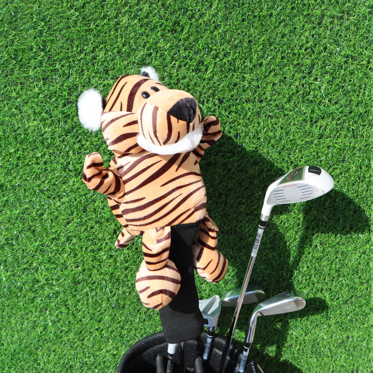 Several Plush Animal Golf Head Cover for Driver 460cc 1 Golf Head Protector Mascot Novelty Cute Gitfs 260520 - view 6