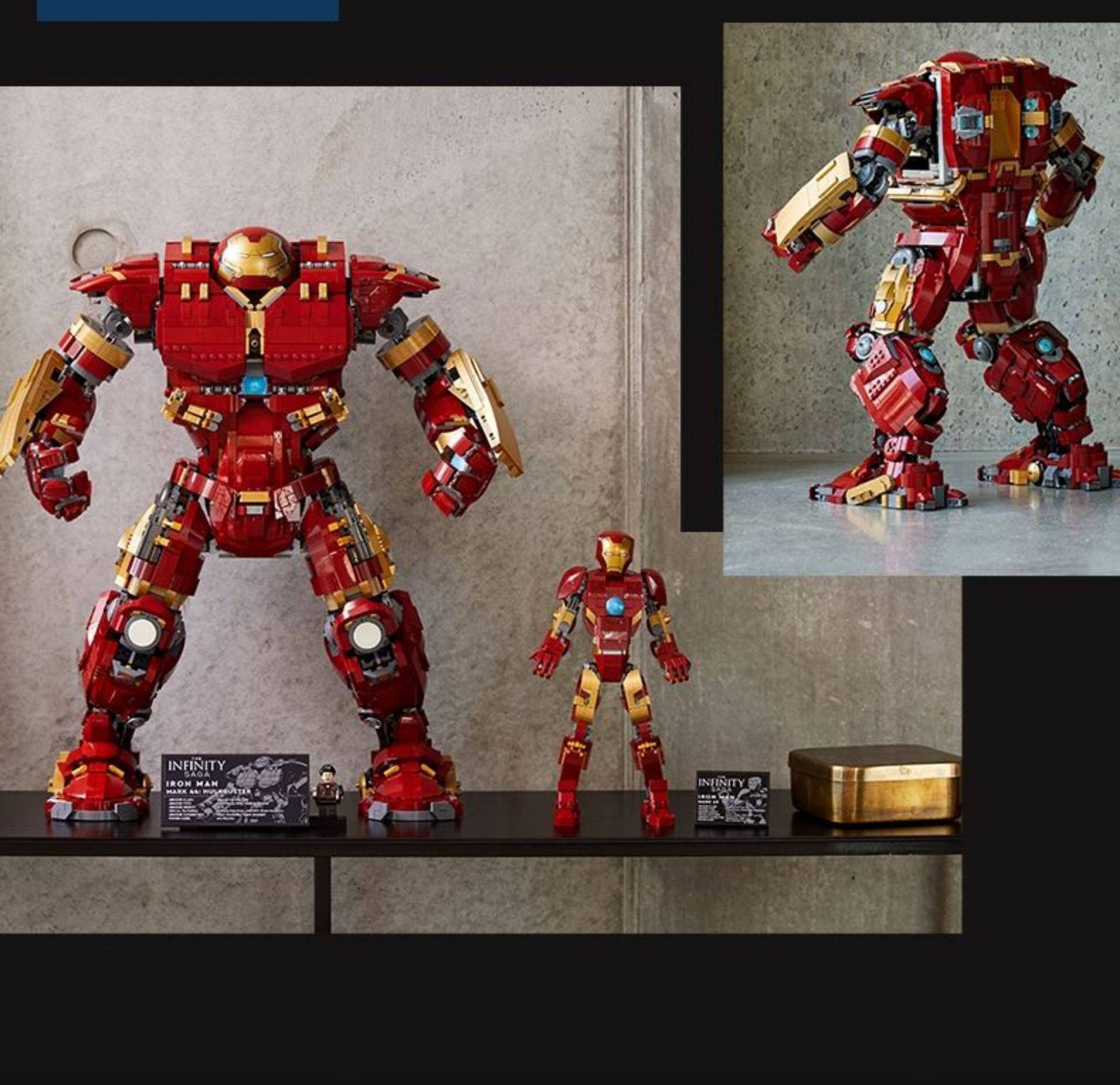 Cross-border new 76210 anti-Hoak armor MK44 boy assembly model building robot mech toy gift