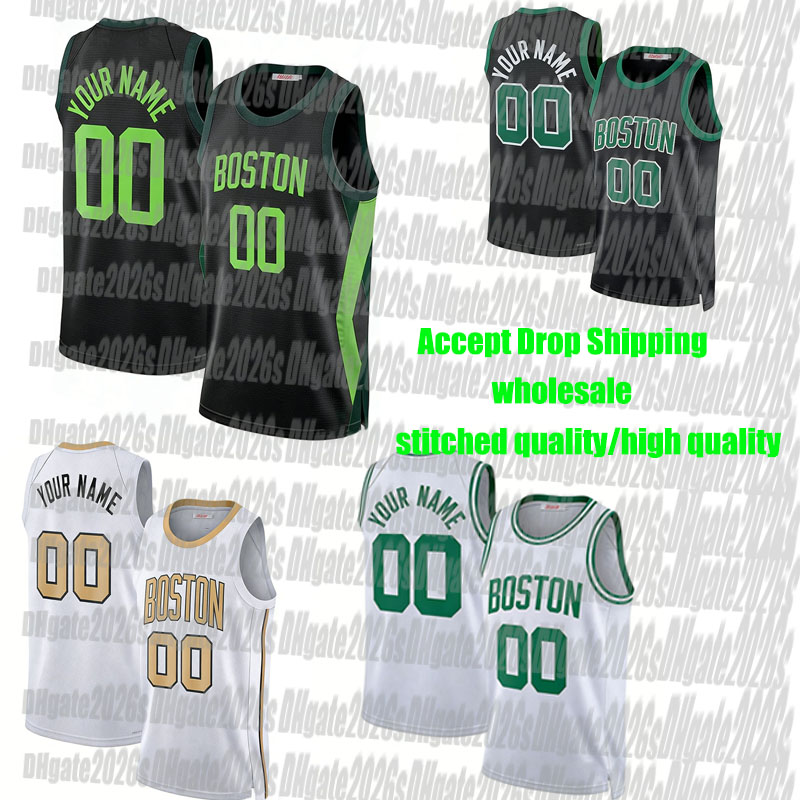 Custom Basketball Jersey 0 Jayson Tatum 2026s City Edition Personalize Basketball Jersey Free Shipping New Arrival high quality
