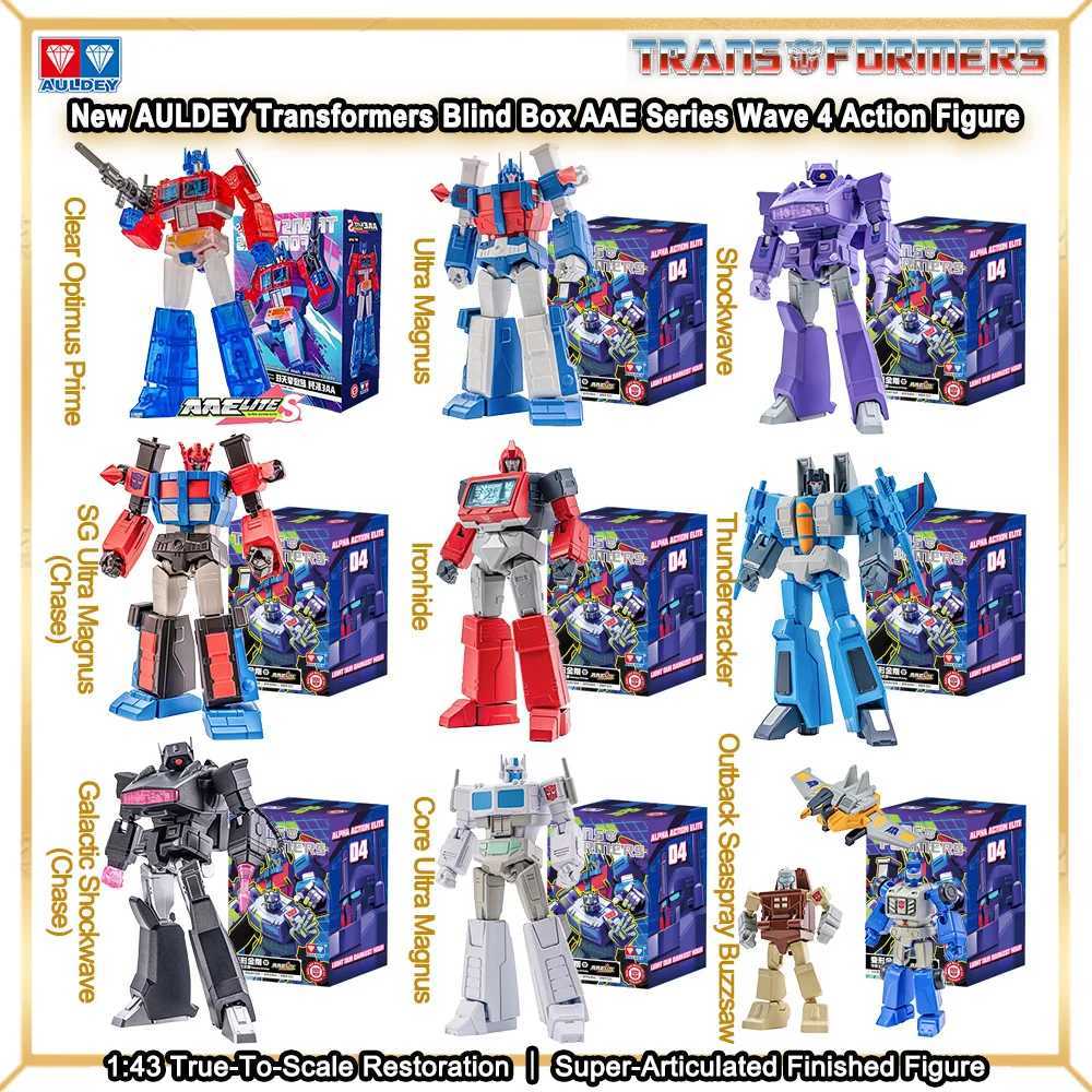 New Transformers Toy AULDEY AAE Series Wave 4 Collectible Mecha Model Ultra Magnus Ironhide Shockwave Action Figure Hobbies Gift C260522