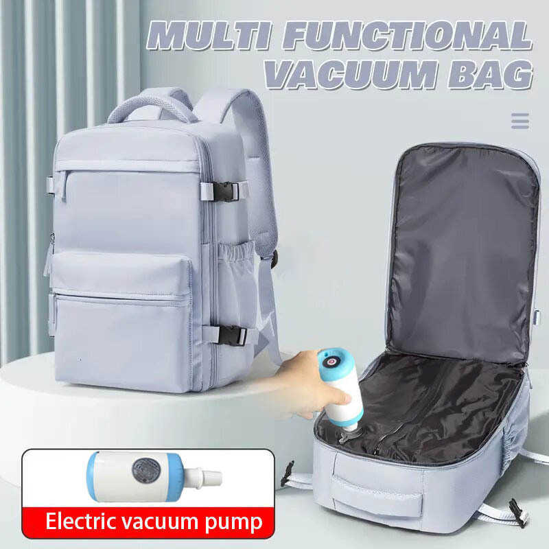 Multi-functional expandable backpack for men and women, large capacity luggage, outdoor bag, water-resistant, large-sized travel backpack with dual H2