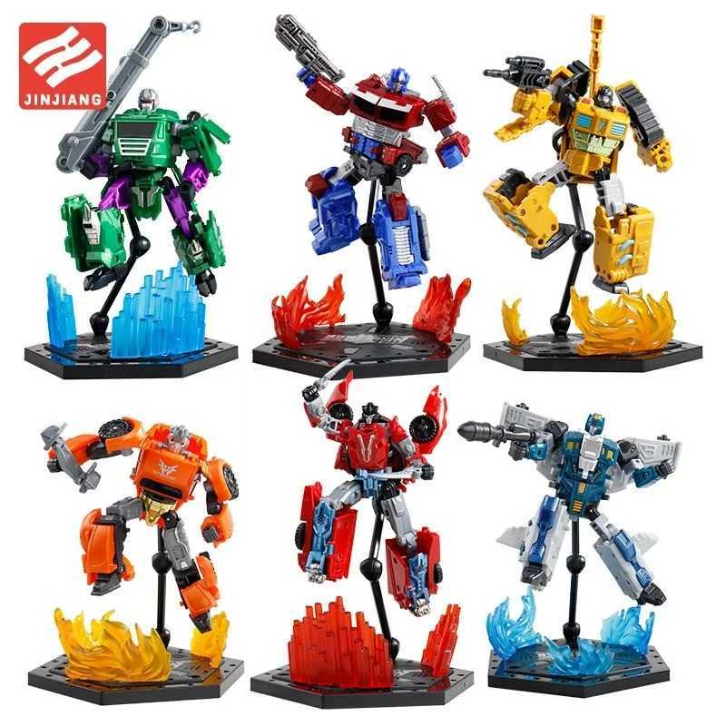 Jinjiang Transforming Robot Series First Edition Optimus Prime War God Car Plane Tank Robot Boy C2605221