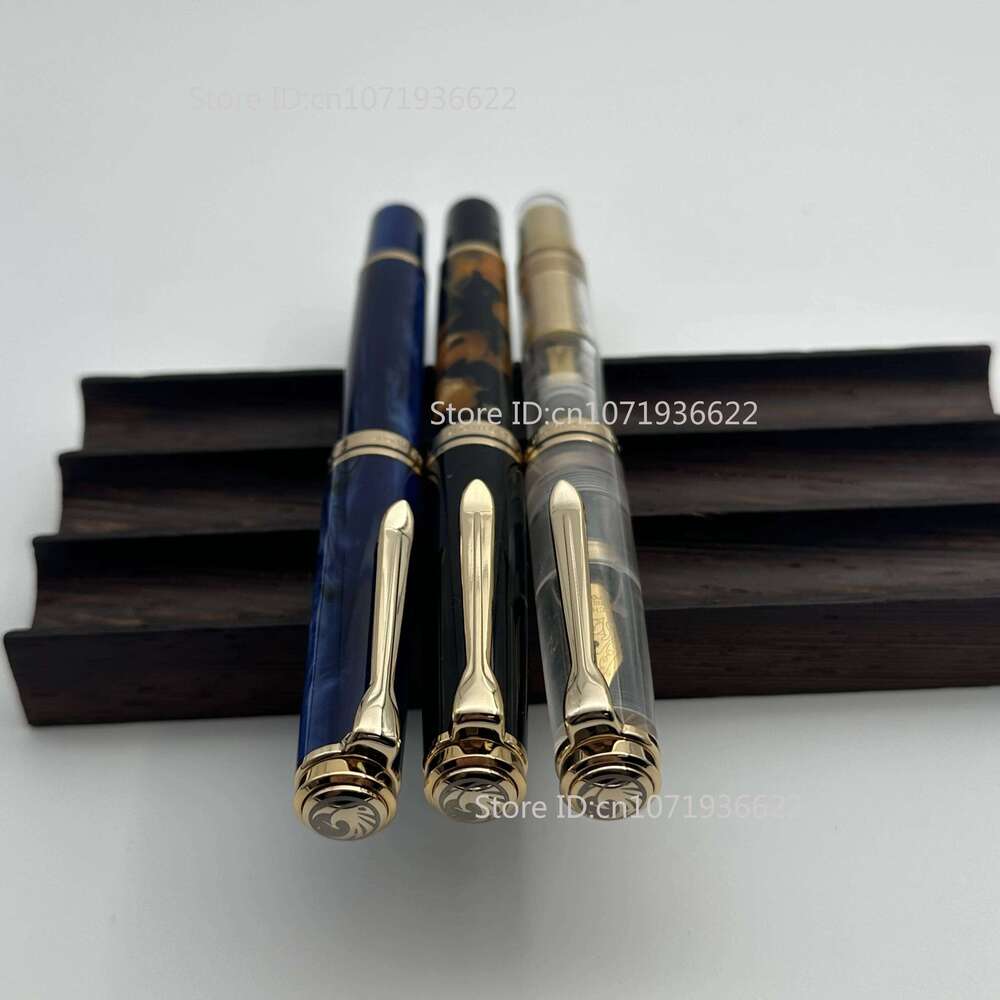Lovely ADMOK M800 Acrylic Piston Fountain BOCK/Schmidt Soft Smooth No.6/35# Nib Inking Copy Students Writing Gift Pen 26Y0522