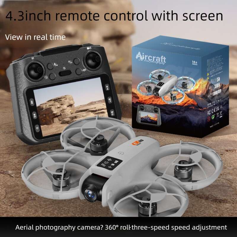 New CZ26 Screen Drone 8K Aerial Photography Long Endurance Full Protection Altitude Hold RC Quadcopter CKS