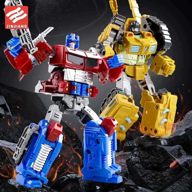 Jinjiang Transforming Robot Series First Edition Optimus Prime War God Car Plane Tank Robot Boy C2605221