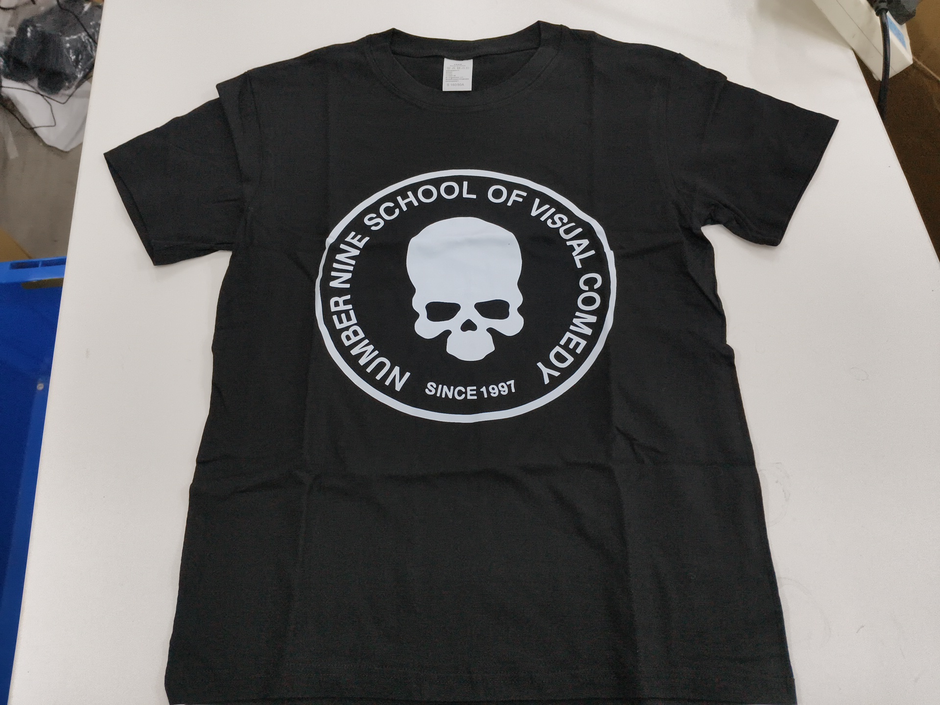 Men's T Shirts 2025 Number Nine 04S Skull Print Printed Short Sleeve T-shirt Men And Women Dark European American Top High Quality
