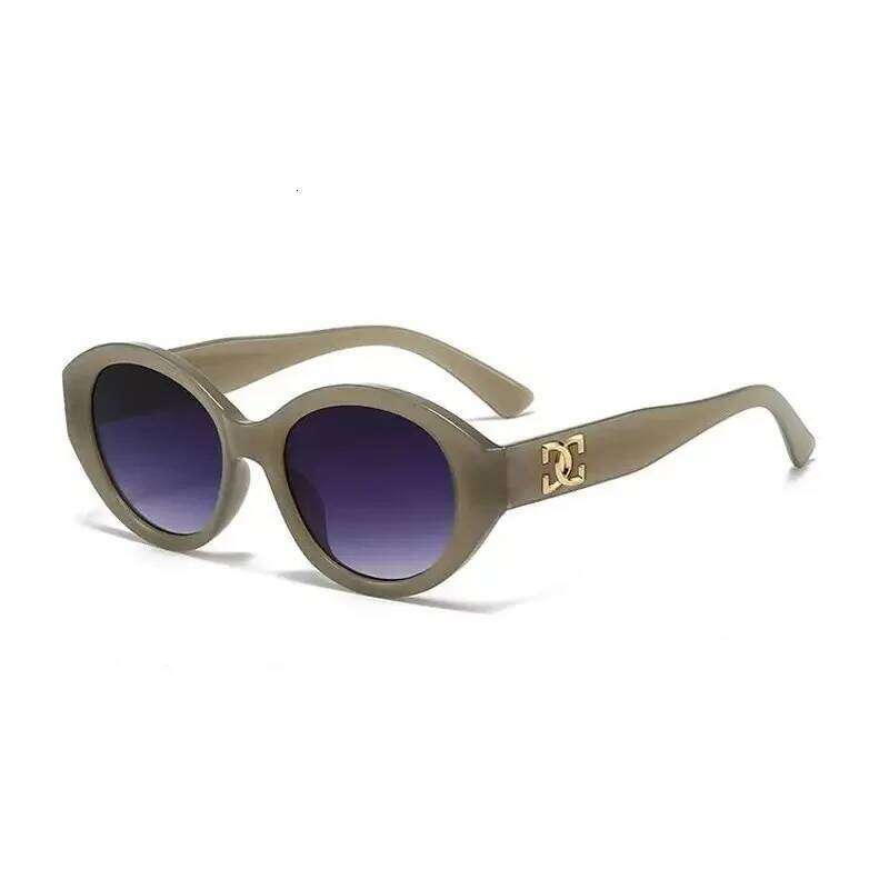 2025 Luxury Brand Men Women Fashion Sunglasses Small Round Designer Glasses Unisex Trending Eyewear Gradient UV400 26L0522 - view 6