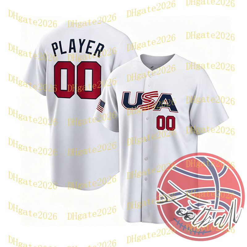 Custom Baseball Jersey Men Women Children Red Blue White Any name Any number 99 Judge Free Shipping New Arrival High Quality