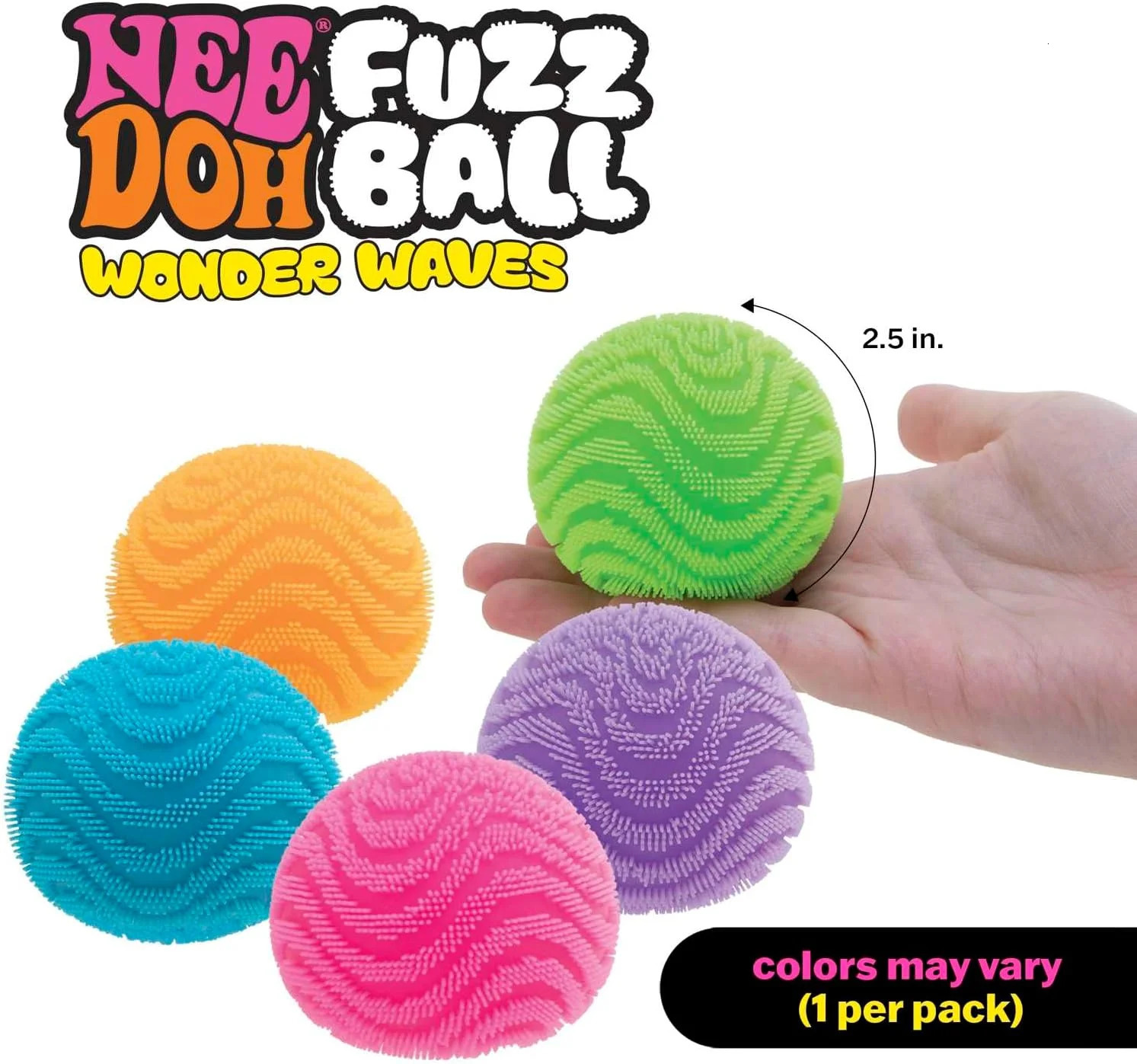 NeeDoh Fuzz Ball Blind Box Series Desktop Ornament Stress Relief Toys Suitable For People Under Pressure Fun Soft w260522