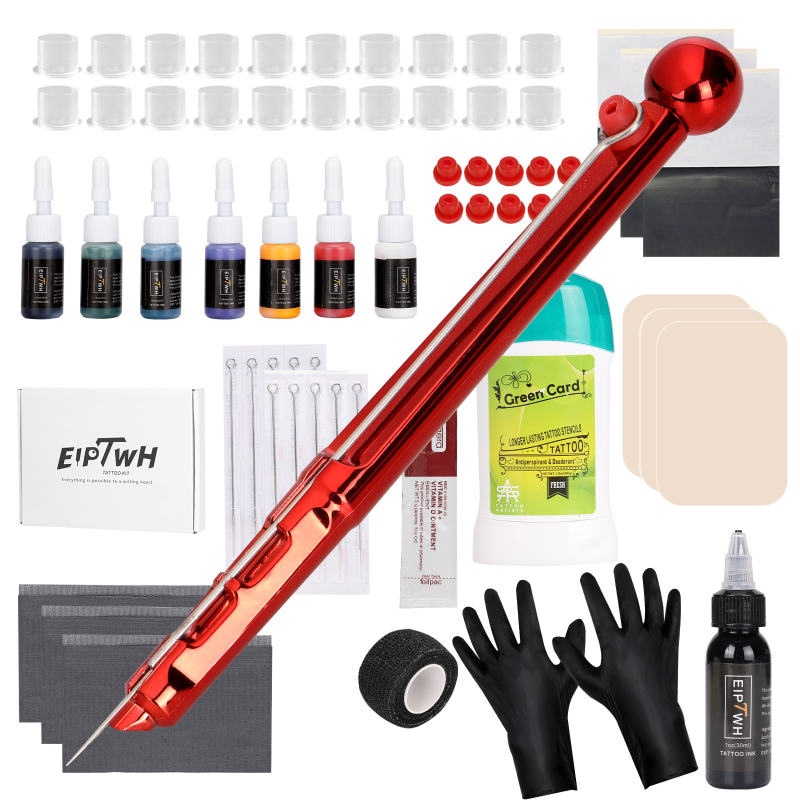 Tattoo Machine Tattoo Hand Poke Stick Tool Tattoo Needles Tool Stick Poke Needles Holder Tattoo Kit Hand Poke And Stick For Tattoo Artist Sets 230630