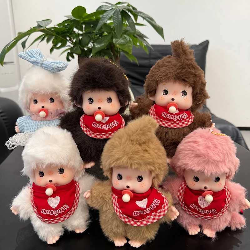 Monchhichi Plush Keychain Bag Hanging Accessories Kawaii Keychains Monkiki Doll Hanging Pendants Collection Birthday Gift Z260522
