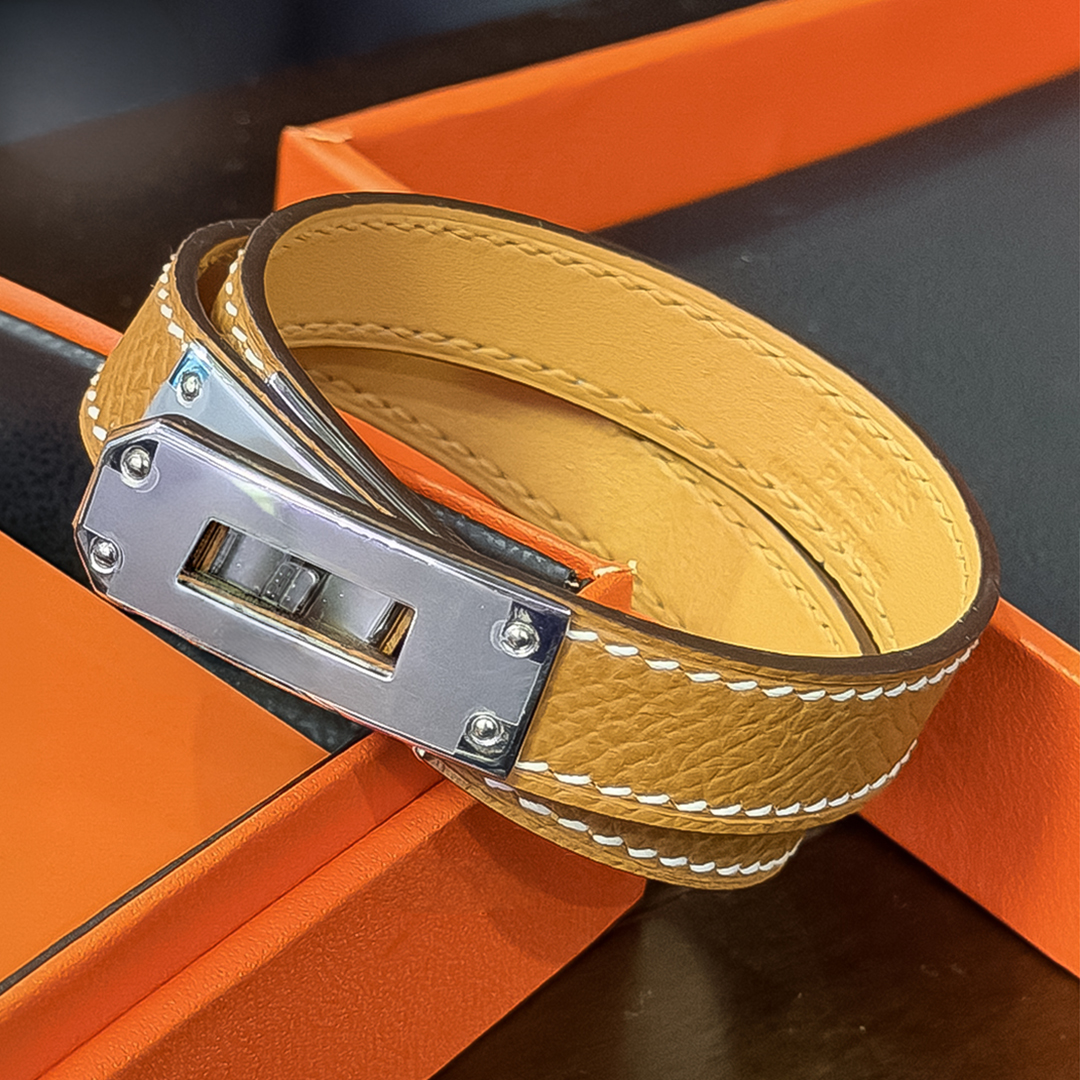 Designer Bracelet for Women Stainless Steel 18K Gold Plated Bangle Luxury Leather Bangles Luxury Jewlery Designer for Women Gift Free Shipping Buy One Get One