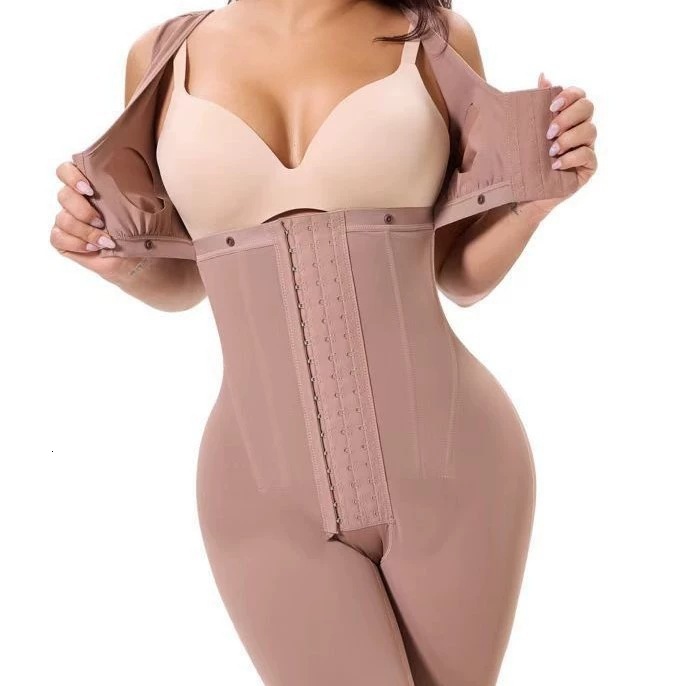 Modeling Girdle for Women High Compression Shapewear With Hook And Eye Slimming Bodysuit Fajas Colombianas Flat Belly 241120