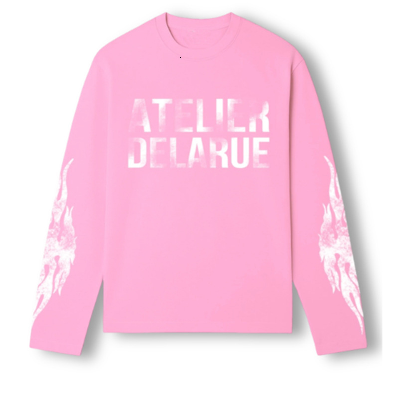 designer Vintage letter print trendy street fashion Harajuku punk unisex casual loose long-sleeve top T-shirt - view 6