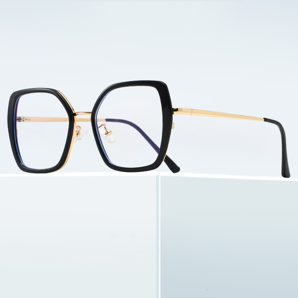 Blue Light Blocking Glasses Frame Women Fashion Eyewear Prescription UV400 Stylish Female Optical Spectacles Anti-Reflective 240528