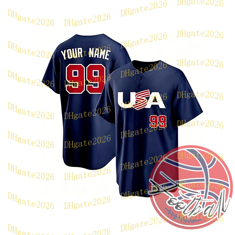 Custom Baseball Jersey Men Women Children Red Blue White Any name Any number 99 Judge Free Shipping New Arrival High Quality
