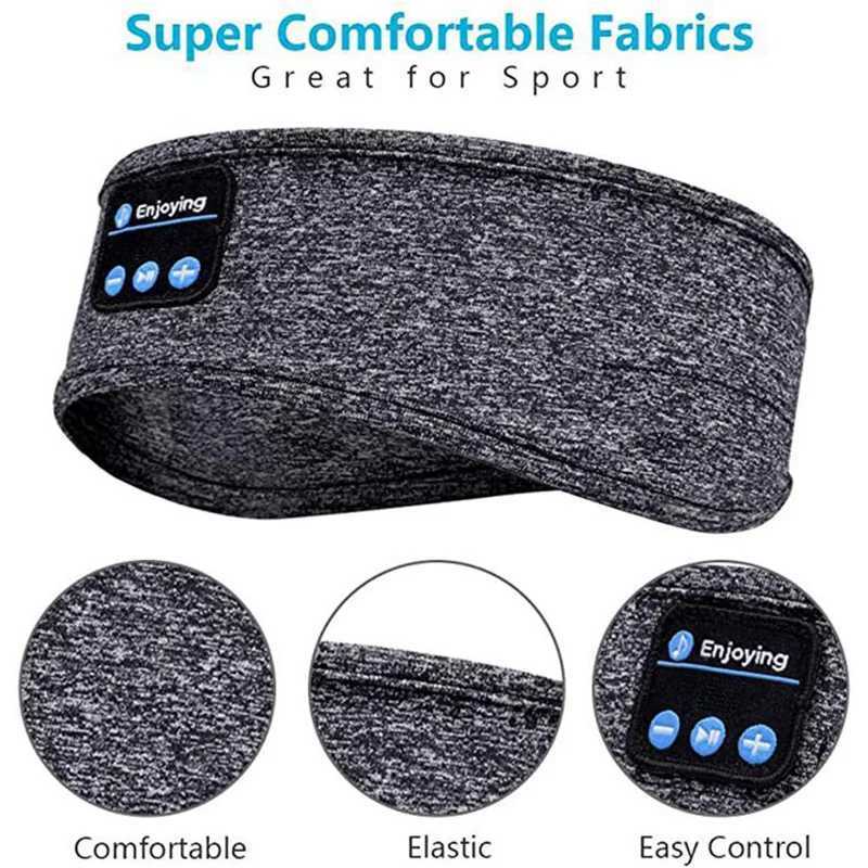 Fone Bluetooth Sleeping Headphones Eye Mask Sleep Headphone Bluetooth Headband Soft Elastic Comfortable Wireless Music Earphones C260522 - view 3