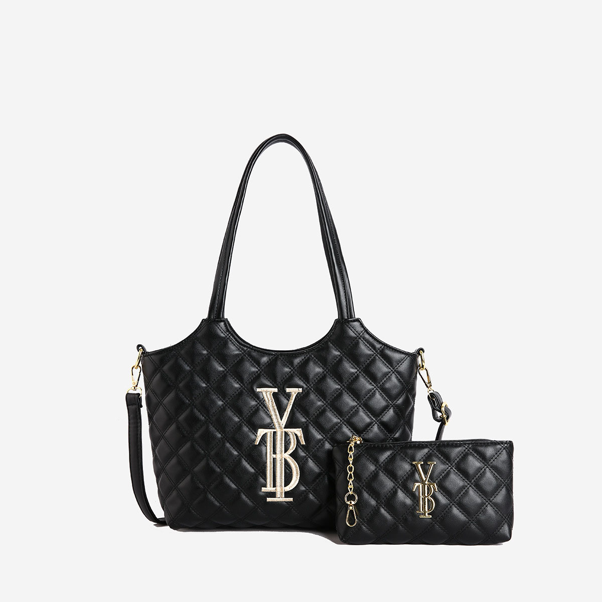2026 Light Luxury Casual Diamond Lattice Versatile Designer Shoulder Bag Large Capacity Composite Tote Bag for Women - view 4