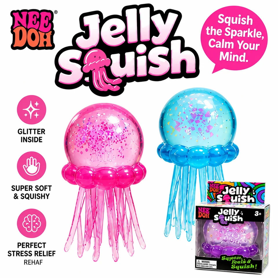 Schylling Needoh pizza Sensory Stress Relief Squishy AntiAnxiety Squeeze Toy For Focus ADHD Population w260522