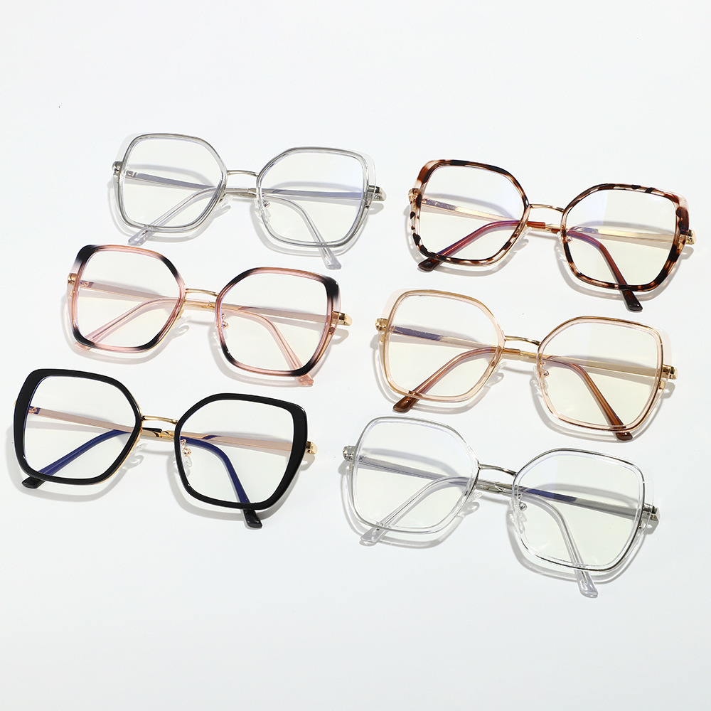 Blue Light Blocking Glasses Frame Women Fashion Eyewear Prescription UV400 Stylish Female Optical Spectacles Anti-Reflective 240528