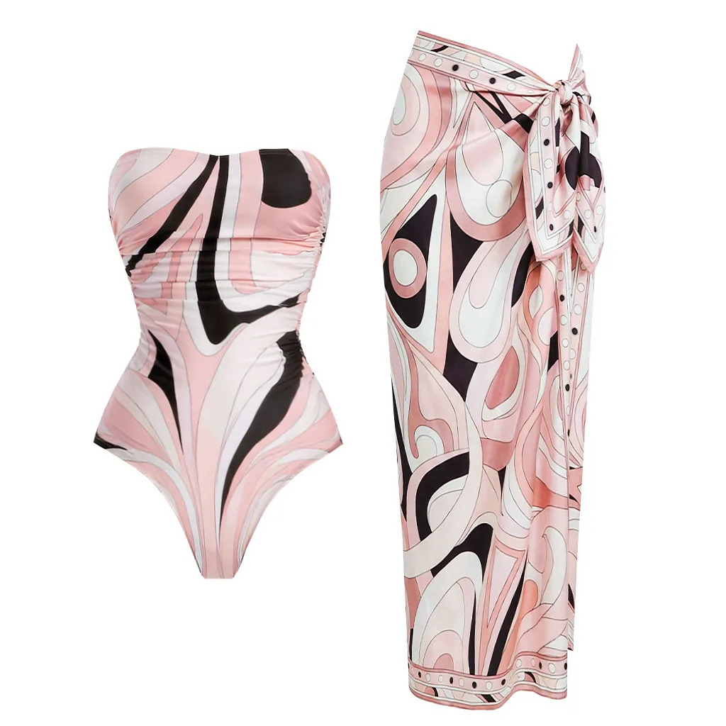 Sexy Women 2Pcs Halter Bikini Swimsuits Female Push Up Swimwear Micro Bikinis Bathingsuit Swim Suit Beachwear Printed Biquini 260521
