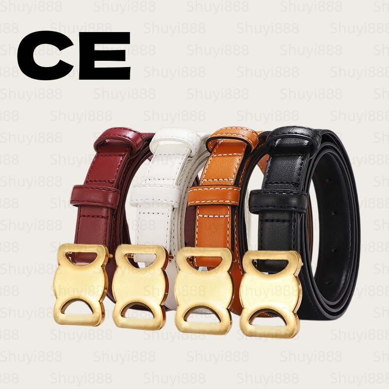 celinewaist band womens belt designer belts for women smooth buckle 25mm taurillon leather ceinture belt Slim fit skirt belt decorative belt optional Box