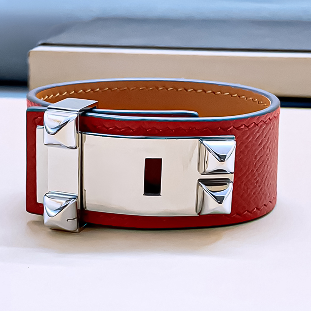 Designer Bracelet Bracelet for Women Stainless Steel 18K Gold Plated Bangle Leather Bangles Luxury Jewlery Designer Women Statement Free Shipping Buy One Get One