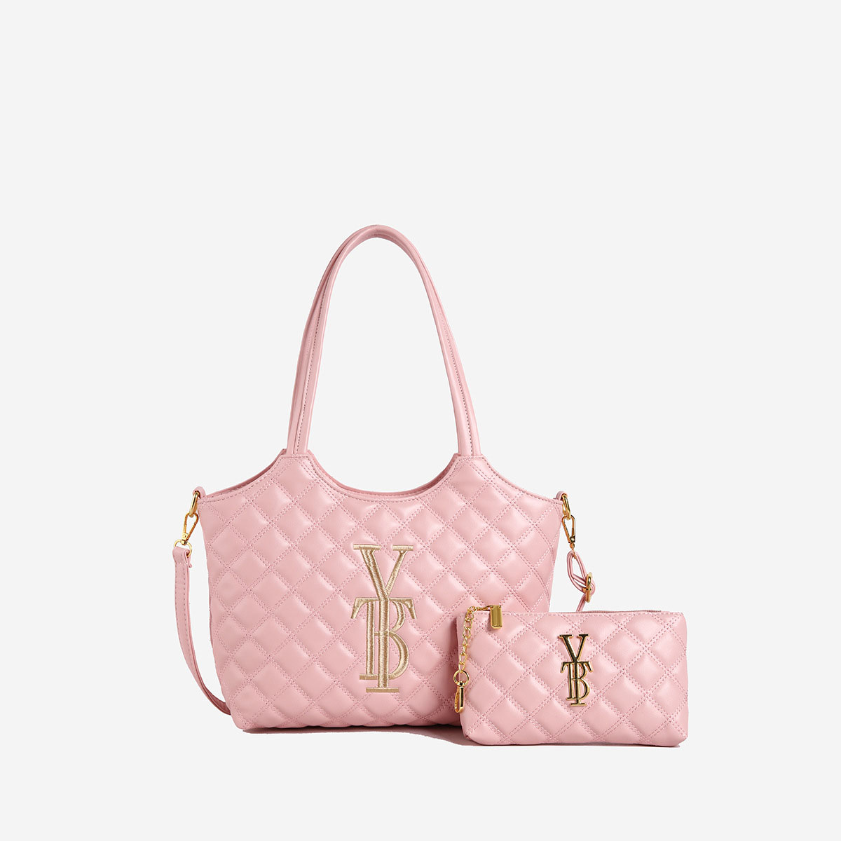 2026 Light Luxury Casual Diamond Lattice Versatile Designer Shoulder Bag Large Capacity Composite Tote Bag for Women - view 6