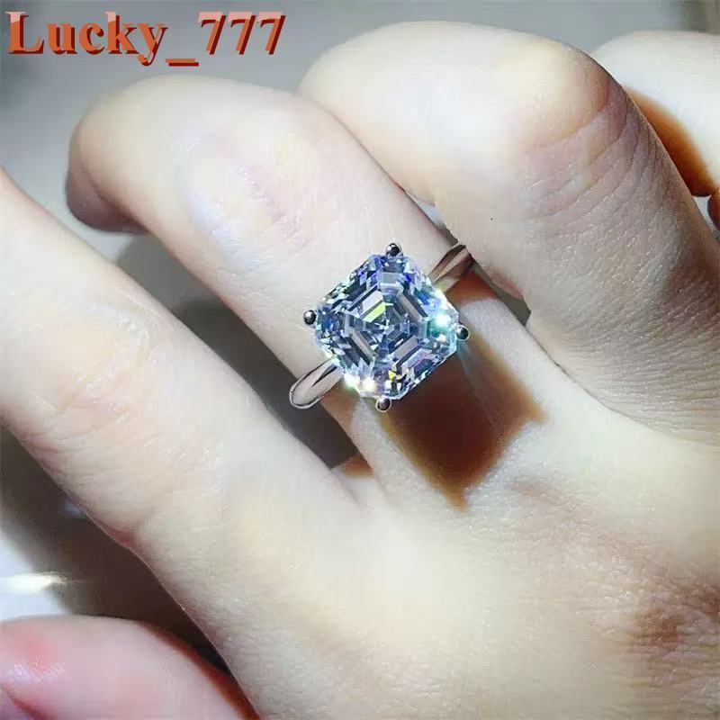 Cultured Diamond Ring Womens First Choice Wedding Ring Synthetic Diamond Proposal Ring