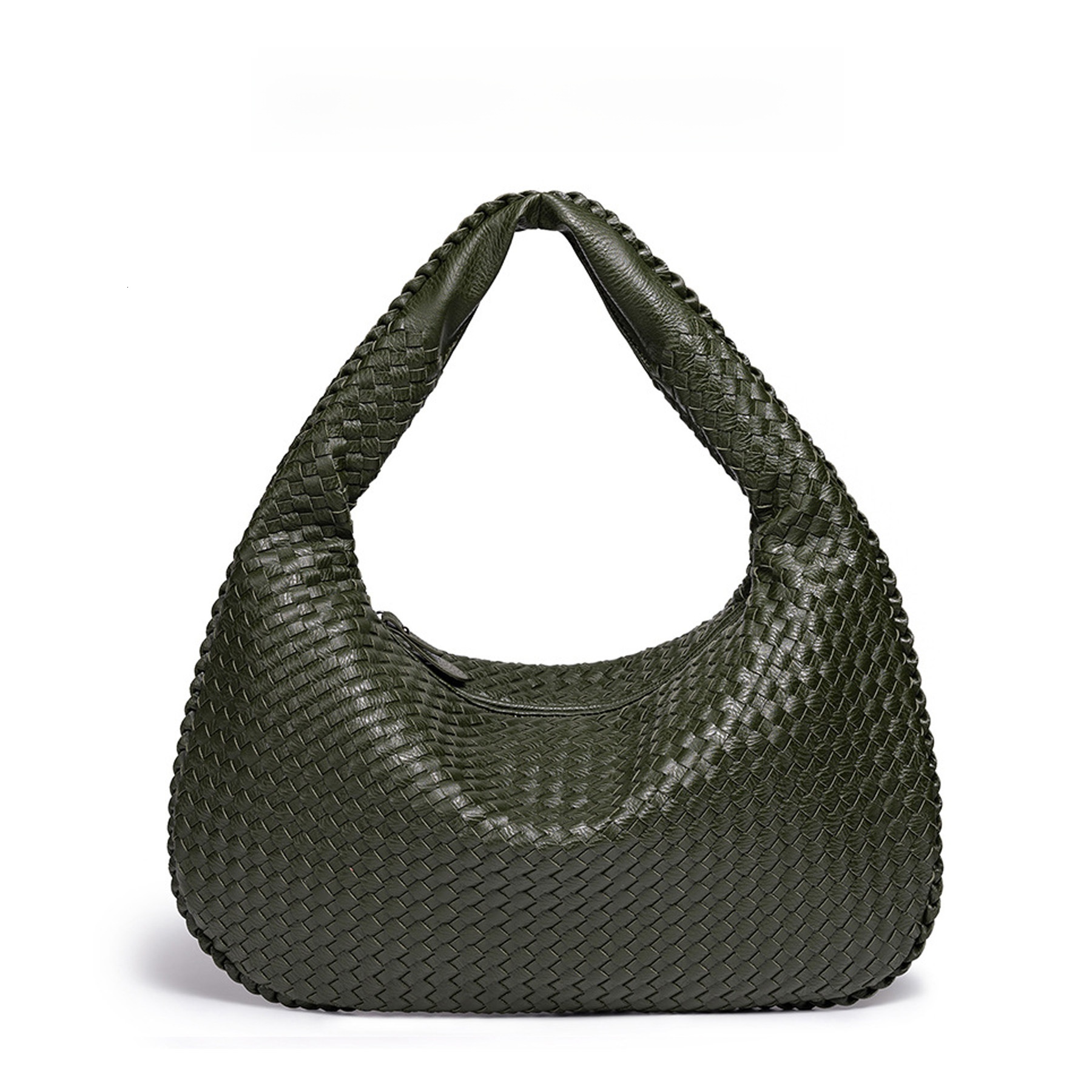 Designer Bag 2026 Spring Summer New Handwoven Underarm Single Shoulder for Women, Casual Large Capacity Commuter Handbag Crescent Bag