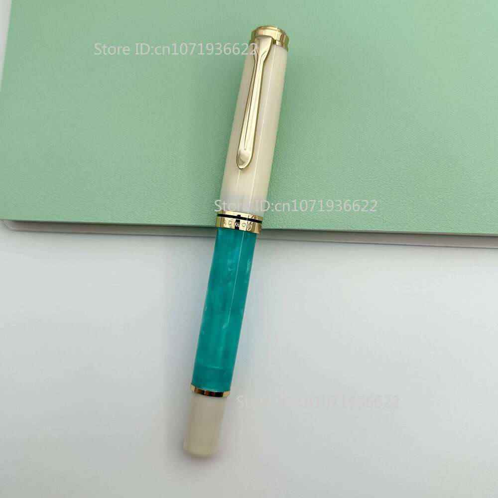 Lovely ADMOK M800 Acrylic Piston Fountain BOCK/Schmidt Soft Smooth No.6/35# Nib Inking Copy Students Writing Gift Pen 26Y0522