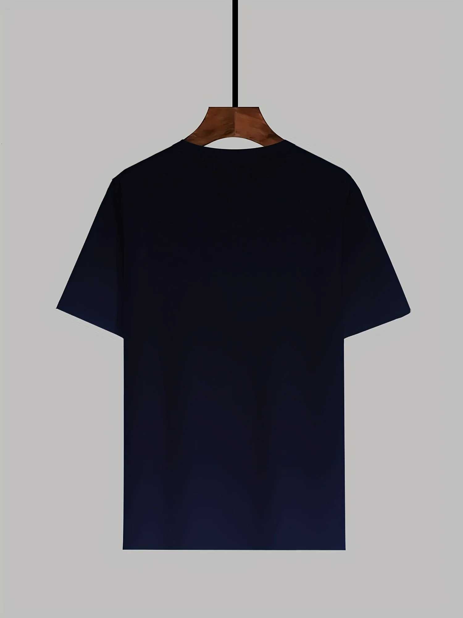 Mens Hip-Hop Cartoon T-Shirt - CasualCrew NeckShort Sleeve100 PolyesterRegular FitSummer Streetwear for Running Daily H260522 - view 5