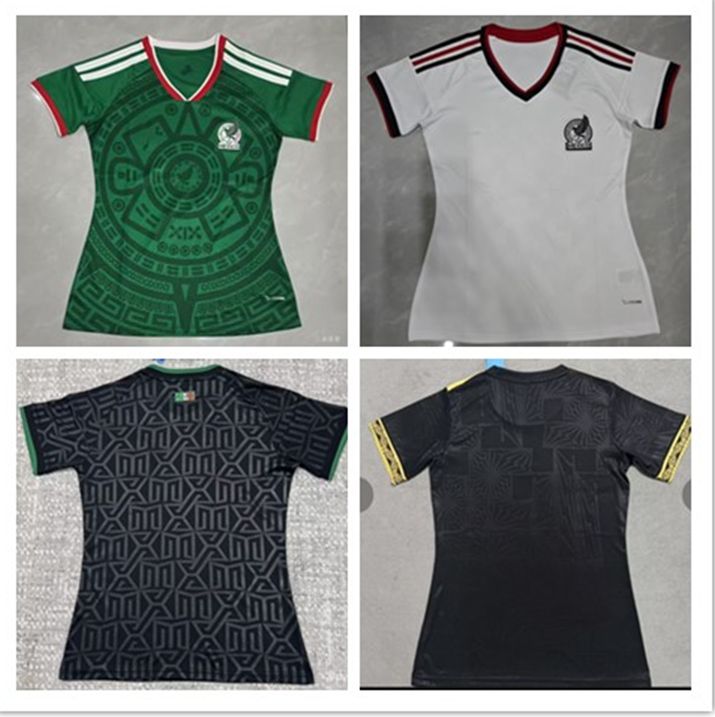 4 colors! 2026 world cup mexico women soccer jerseys home green away white black football jerseys size s-xxl ,new arrival women jerseys can custom nam