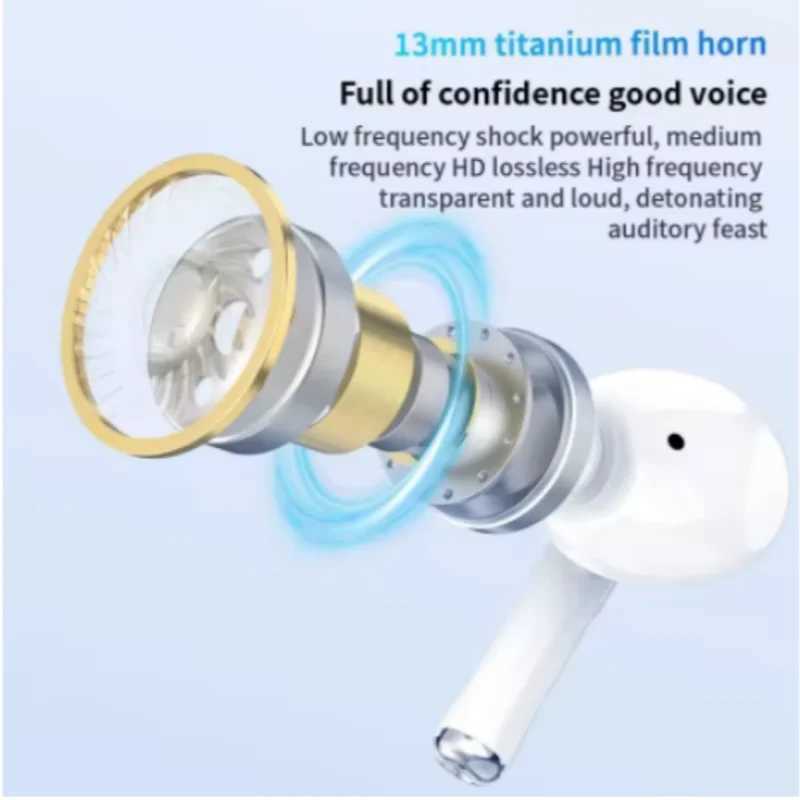 2026 A8 New Pro A3 with ANC TWS Earbuds Bluetooth 53 Noise Cancelling HiFi Sound Low Latency Gaming Headset Sport Earbuds C260522