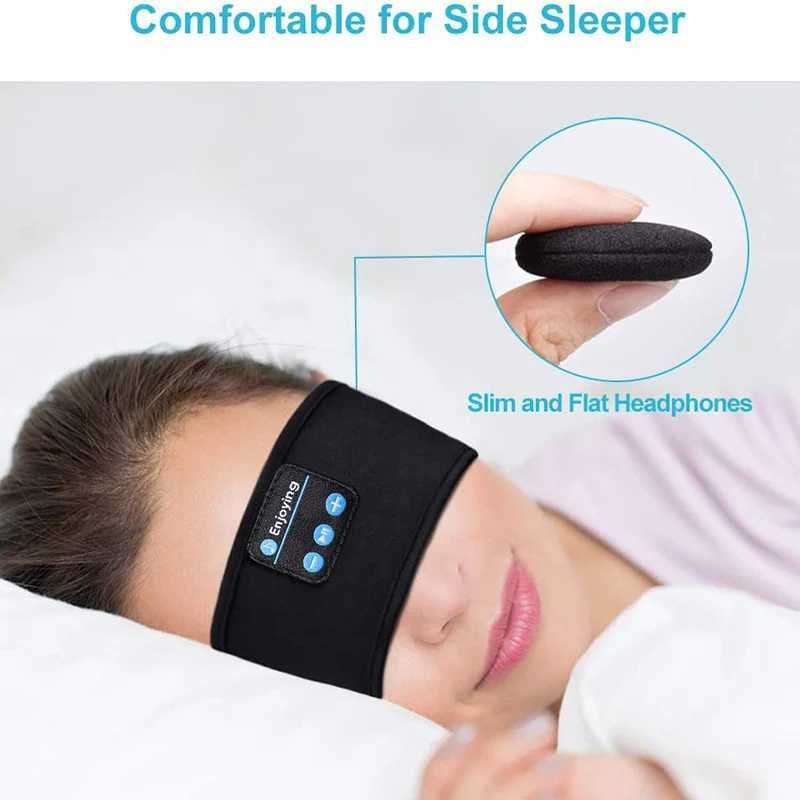 Fone Bluetooth Sleeping Headphones Eye Mask Sleep Headphone Bluetooth Headband Soft Elastic Comfortable Wireless Music Earphones C260522 - view 5